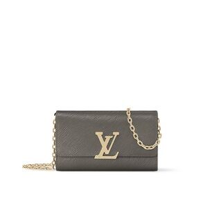 New Louis Vuitton Pochette Louise Gun metal M12788